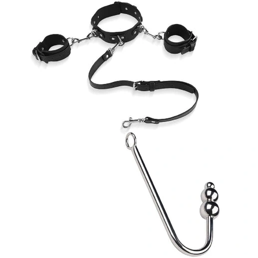 Anal Hooks Hook Elegant Collar Anal Cuffs 5334 and Beaded with 0120